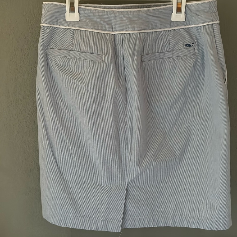 Vineyard Vines Blue Striped Skirt